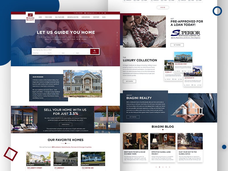 idx real estate website